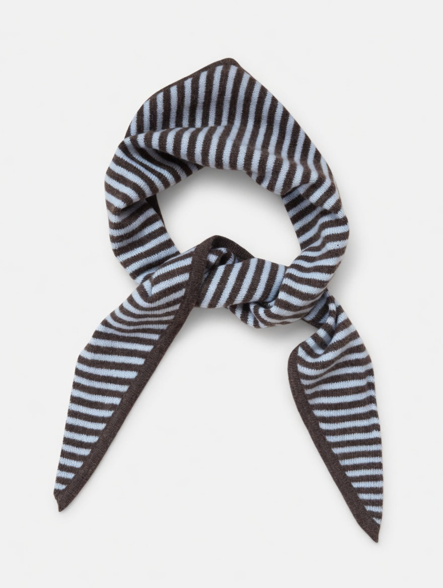 Stripete cashmere skjerf