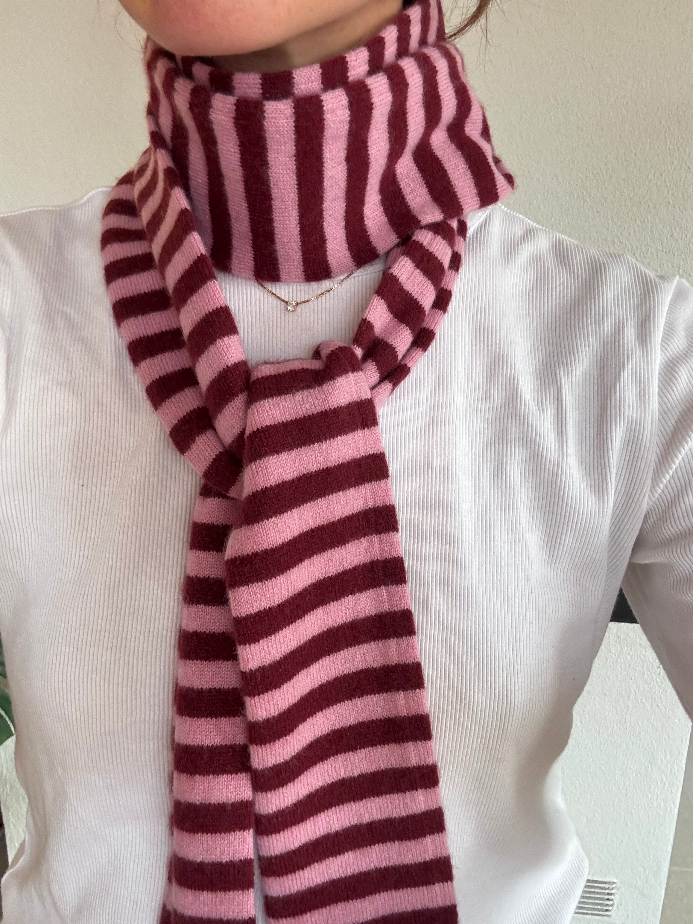 KØBEN skjerf - tykke striper
