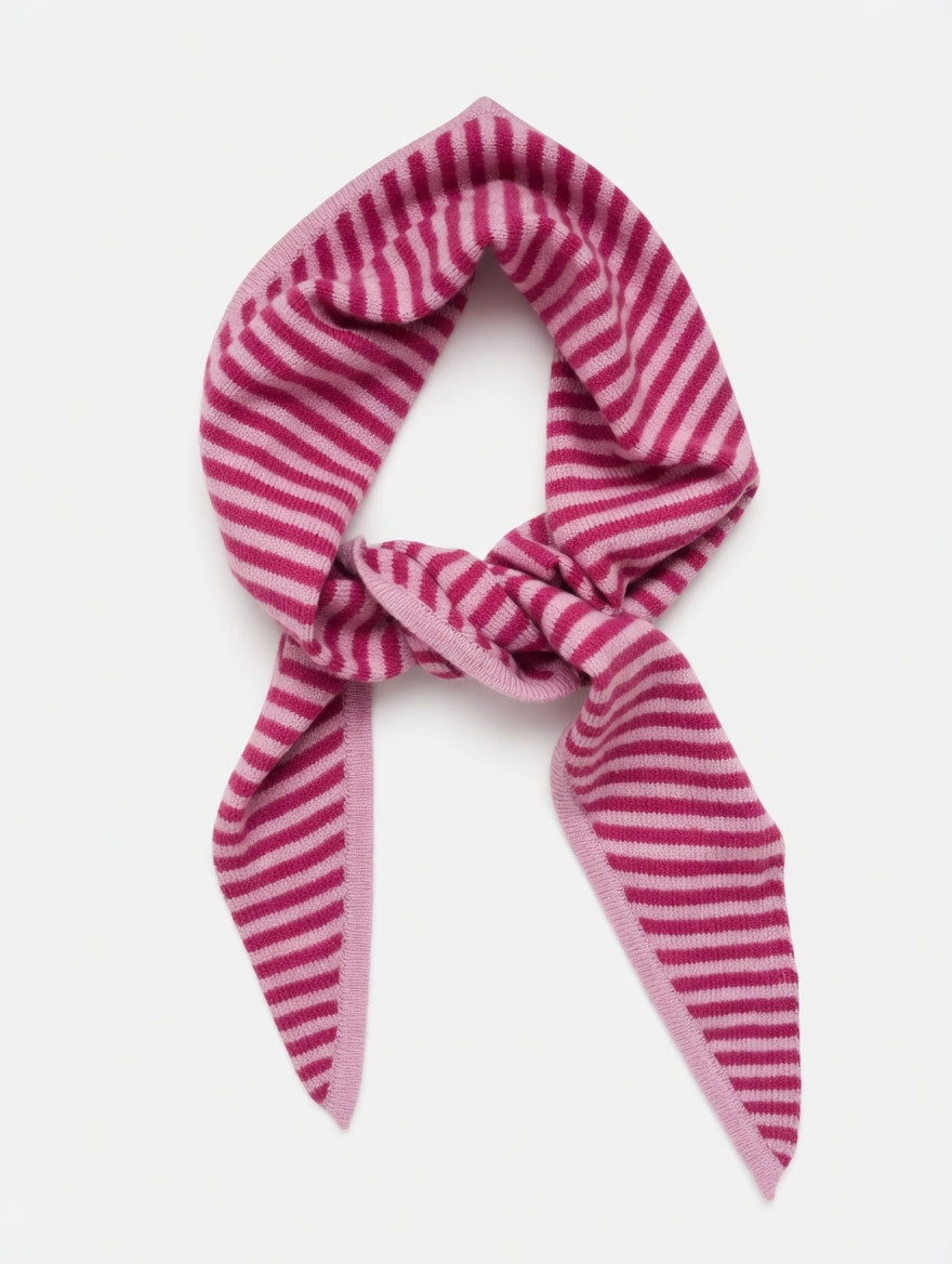 Stripete cashmere skjerf