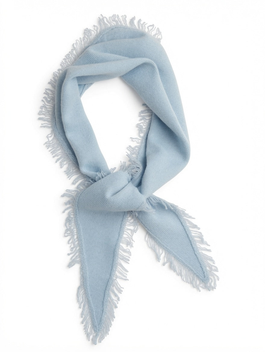 Frynsete cashmere skjerf