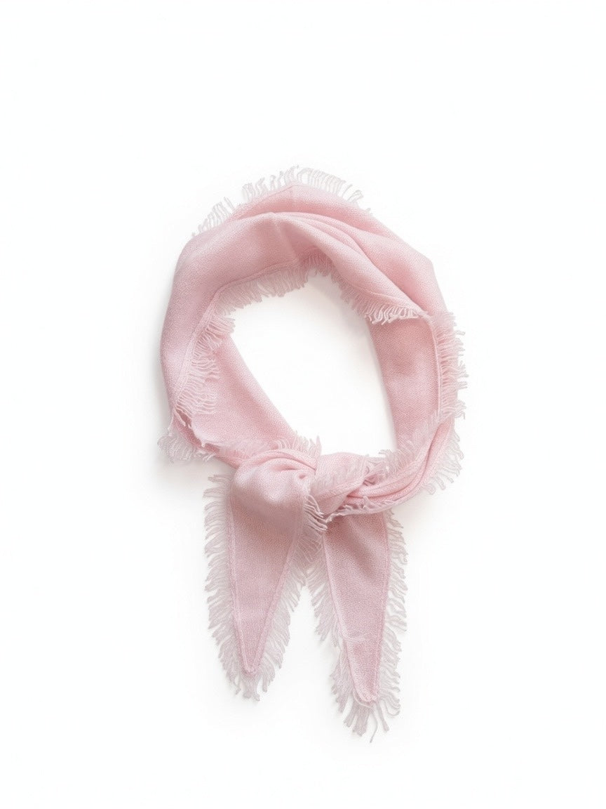 Frynsete cashmere skjerf