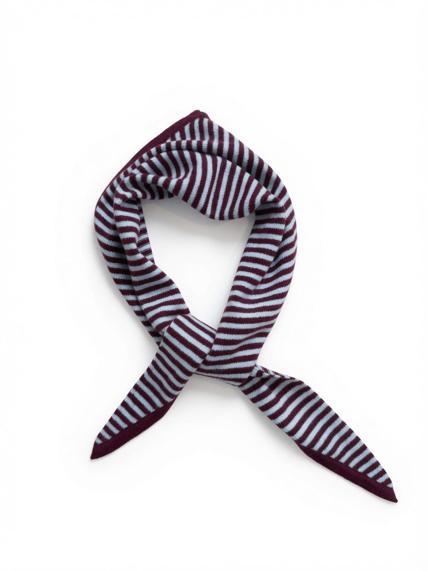 Stripete cashmere skjerf
