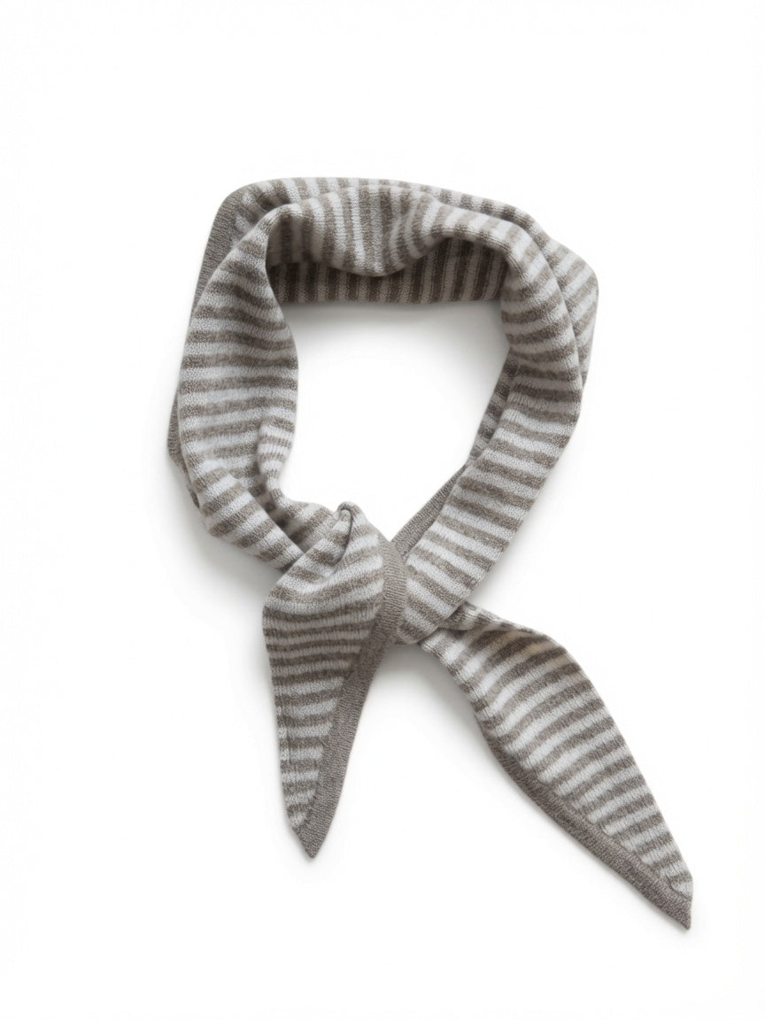 Stripete cashmere skjerf